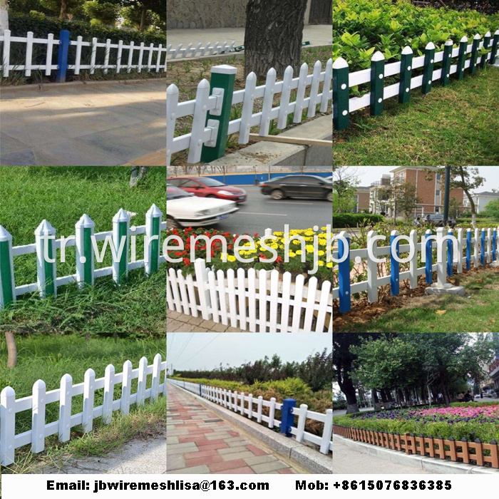 Powder Coated Lawn Fence/ Garden Steel Fence